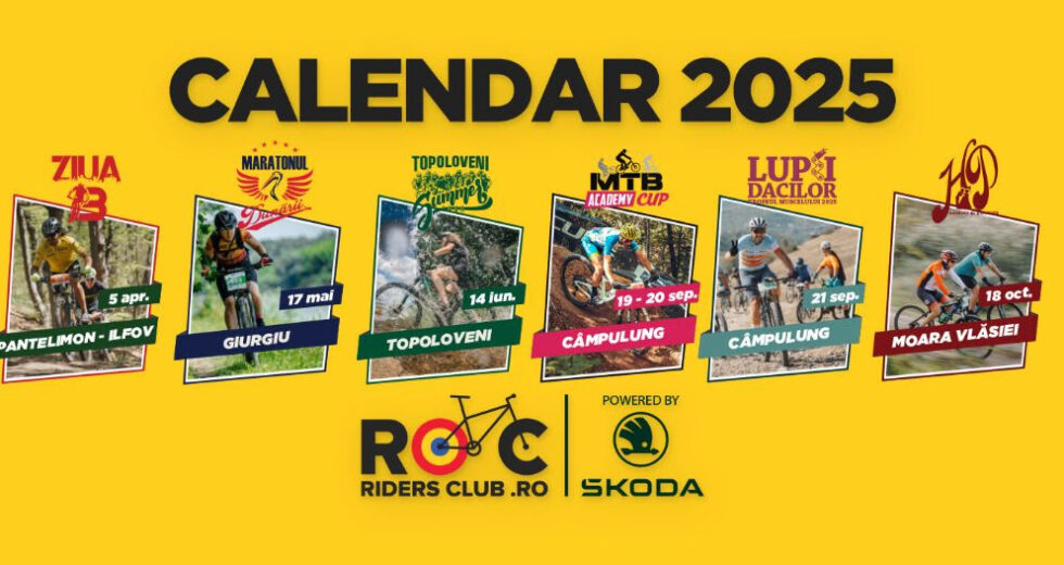 Calendarul competițiilor Riders Club 2025